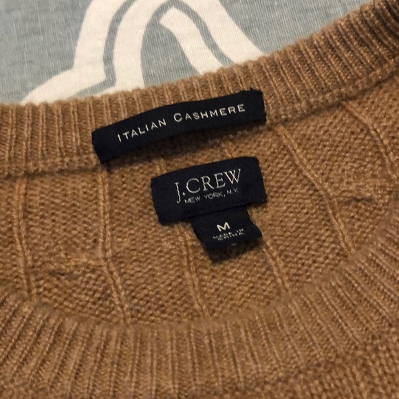 J Crew Italian cashmere cable knit sweater - Picture 2 of 4